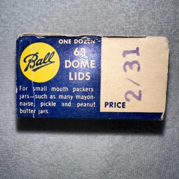 NOS Vintage Ball Dome Canning Lids Small Mouth Set Of 3 Boxes - Picture 2 of 7